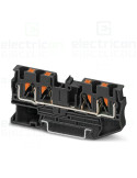 Clema șir 4 conexiuni max. 4 mm² negru PT 4-QUATTRO BK - Phoenix Contact 1674245
