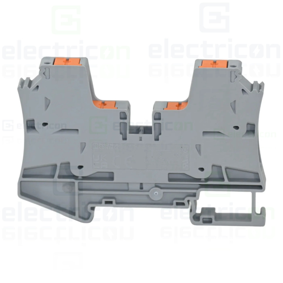 Clemă de derivație 6 mm² Clema șir, de trecere, 6 mm²,gri, PT 6-QUATTRO, Phoenix Contact, 1116871 – montaj rapid și sigur în apl