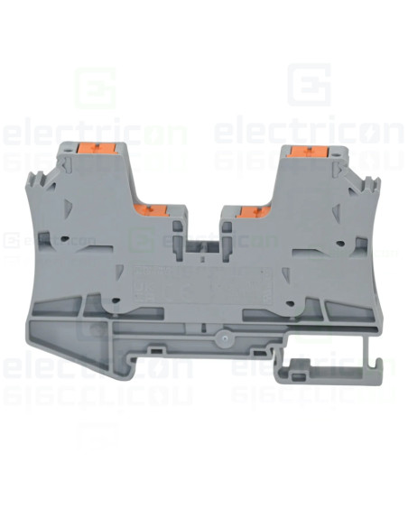 Clemă de derivație 6 mm² Clema șir, de trecere, 6 mm²,gri, PT 6-QUATTRO, Phoenix Contact, 1116871 – montaj rapid și sigur în apl