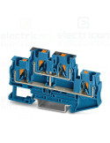 Clema șir 2 etaje 4 conexiuni max. 4 mm² albastru PTTB 4-BU - Phoenix Contact 3211827