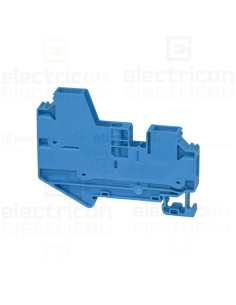 Clemă de derivație 6 mm² Clema șir, 3 conexiuni, 6 mm²,albastru, XTV 6-TWIN BU, Phoenix Contact, 1329506 – montaj rapid și sigur