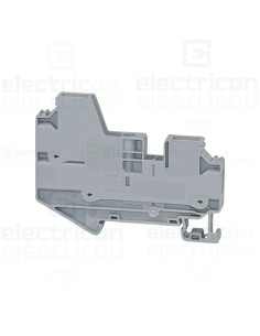 Clemă de derivație 6 mm² Clema șir, 3 conexiuni, 6 mm²,gri, XTV 6-TWIN, Phoenix Contact, 1329499 – montaj rapid și sigur în apli