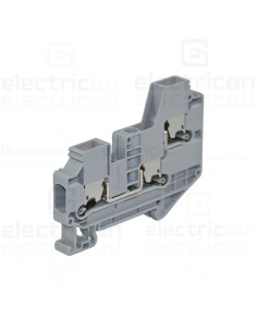 Clemă de derivație 6 mm² Clema șir, 3 conexiuni, 6 mm²,gri, XTV 6-TWIN, Phoenix Contact, 1329499 – montaj rapid și sigur în apli 2