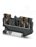 Clema șir 3 conexiuni max. 2.5 mm² negru PT 2.5-TWIN BK - Phoenix Contact 3211252