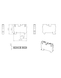 Clemă de derivație 6 mm² Clema șir, 2 conexiuni,6 mm²,portocaliu, PT 6-OG, Phoenix Contact, 3211820 – montaj rapid și sigur în a 2