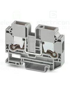 Clemă de derivație 10 mm² Clema șir, de trecere,2 conexiuni, 10 mm²,gri, XTV 10, Phoenix Contact, 1329547 – montaj rapid și sigu