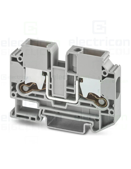 Clemă de derivație 10 mm² Clema șir, de trecere,2 conexiuni, 10 mm²,gri, XTV 10, Phoenix Contact, 1329547 – montaj rapid și sigu