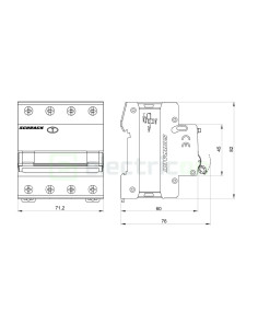 Siguranta RCBO 13A/30mA Schrack - AK667813 2