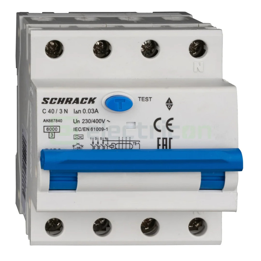 Siguranta RCBO 40A/30mA Schrack - AK667840