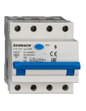 RCBO - Siguranță automată - Disjunctor cu protecție diferențială - tip A curba C 10A 30mA 6kA 3P+N 4M Amparo Schrack AK667810