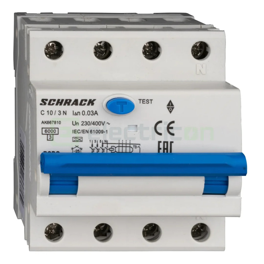 Siguranta RCBO 10A/30mA Schrack - AK667810