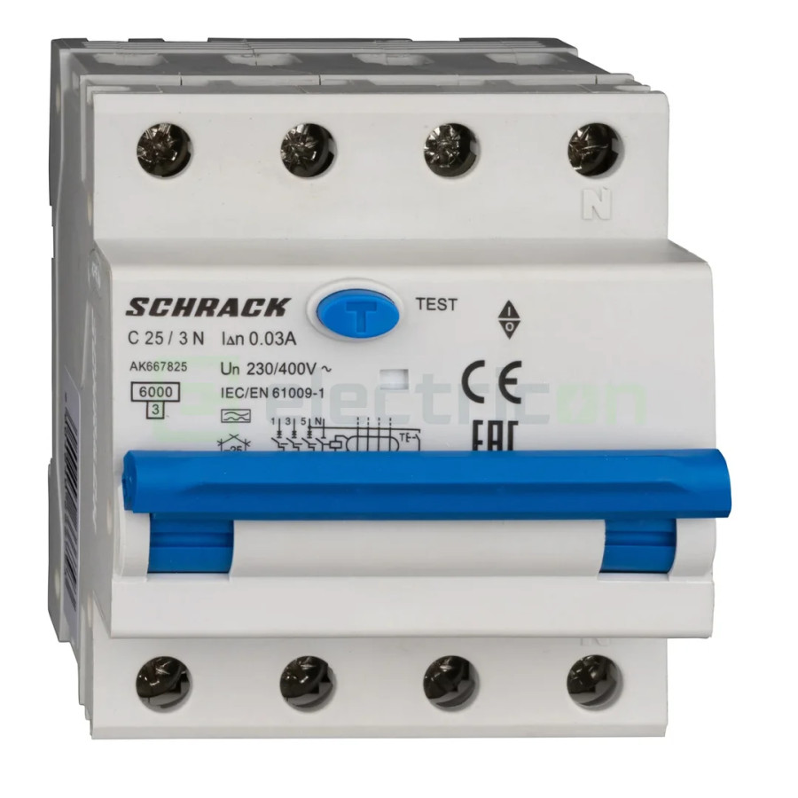 Siguranta RCBO 25A/30mA Schrack - AK667825