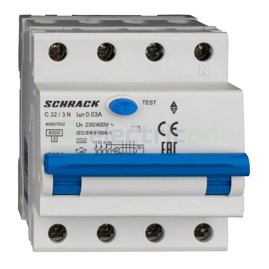Siguranta RCBO 32A/30mA Schrack - AK667832