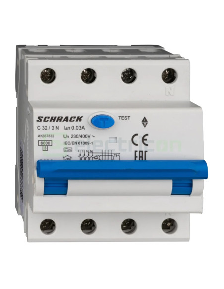 Siguranta RCBO 32A/30mA Schrack - AK667832