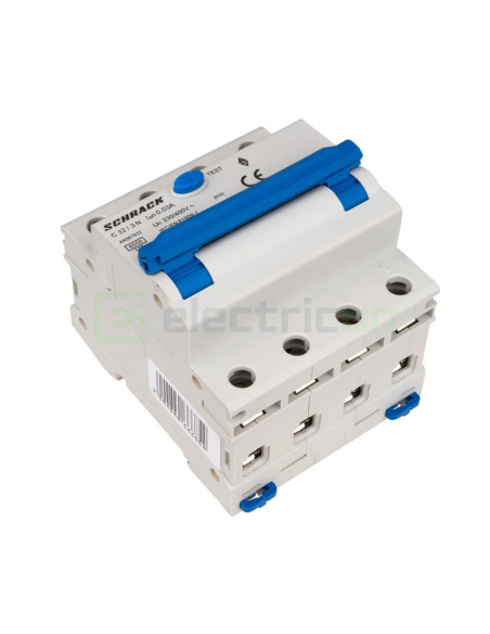 Disjunctor RCBO 32A 30mA Schrack 3P+N