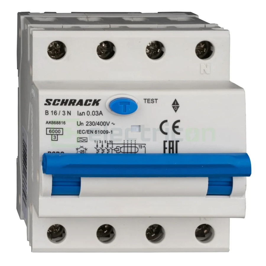 Siguranta RCBO 16A/30mA Schrack - AK668816