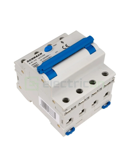 Disjunctor RCBO 40A 30mA Schrack 3P+N