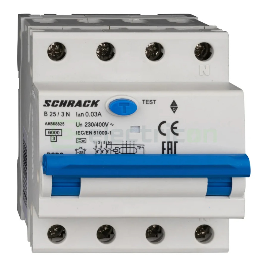 Siguranta RCBO 25A/30mA Schrack - AK668825