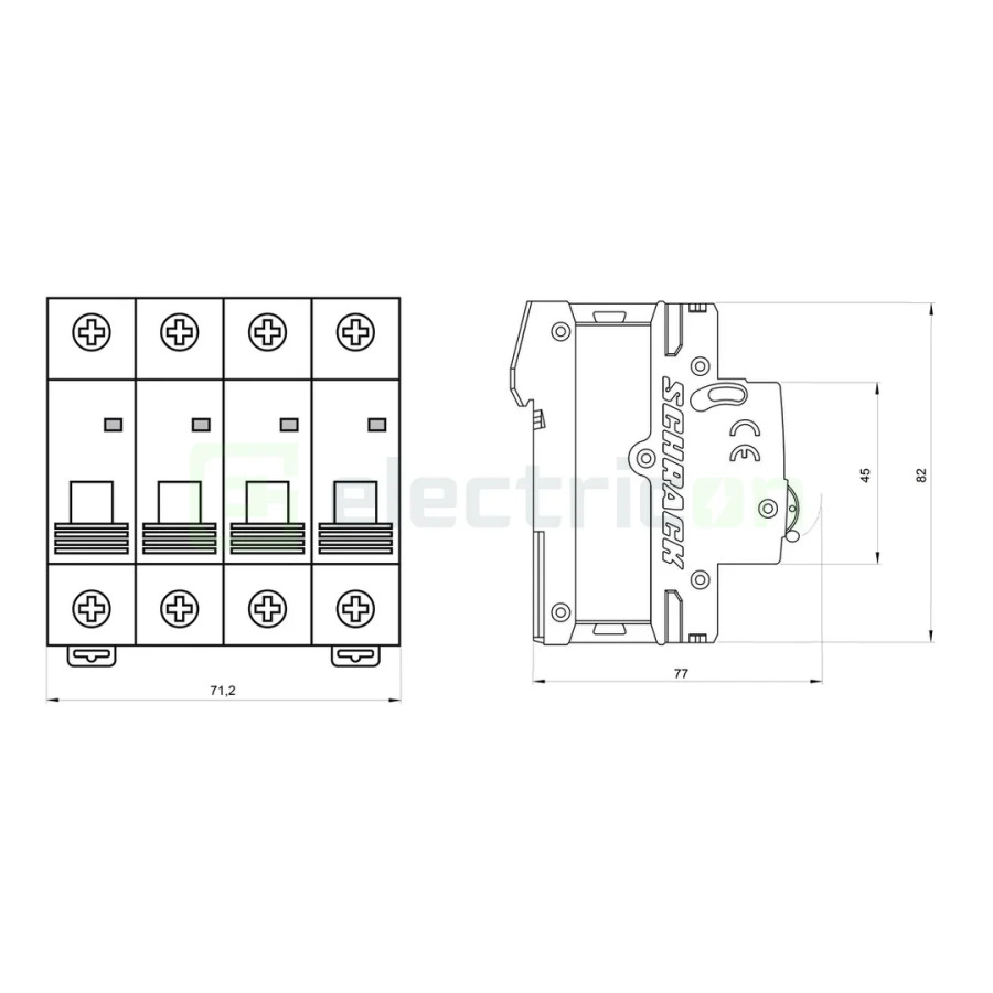 Intrerupator MCB C13A 3P