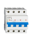 MCB - Siguranță automată - disjunctor - curba C 6A 6kA 3P+N 4M Amparo Schrack AM617806