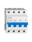 MCB - Siguranță automată - disjunctor - curba C 50A 6kA 3P+N 4M Amparo Schrack AM617850