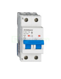 MCB - Siguranță automată - disjunctor - curba C 63A 6kA 1P+N 2M Amparo Schrack AM617663