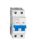 MCB - Siguranță automată - disjunctor - curba C 50A 6kA 1P+N 2M Amparo Schrack AM617650