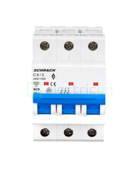 Intrerupator MCB C6A 3P