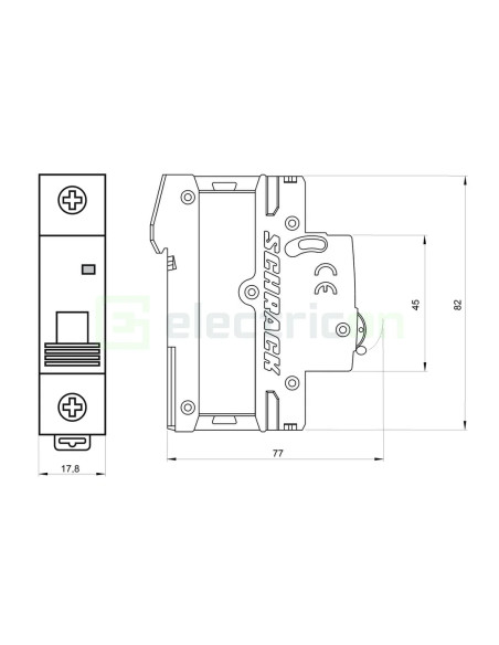 Siguranta automata MCB C25A 1P