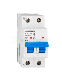 MCB - Siguranță automată - disjunctor - curba B 16A 6kA 1P+N 2M Amparo Schrack AM618616