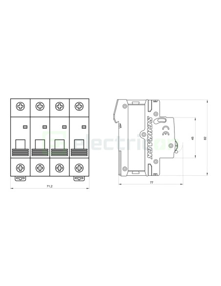 Intrerupator MCB B20A 3P