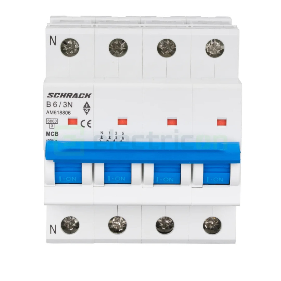 Disjunctor MCB B6A 3P