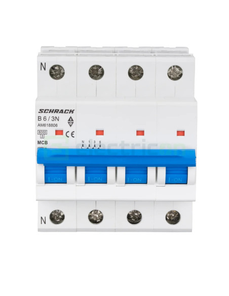 Disjunctor MCB B6A 3P