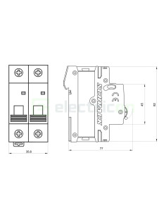 Disjunctor MCB B20A N/A - AM618220 2