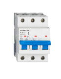 MCB - Siguranță automată - disjunctor - curba B 25A 6kA 3P 3M Amparo Schrack AM618325