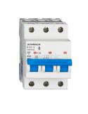 MCB - Siguranță automată - disjunctor - curba B 32A 6kA 3P 3M Amparo Schrack AM618332