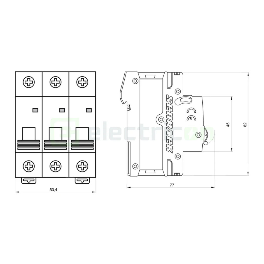 Siguranta automata MCB B63A