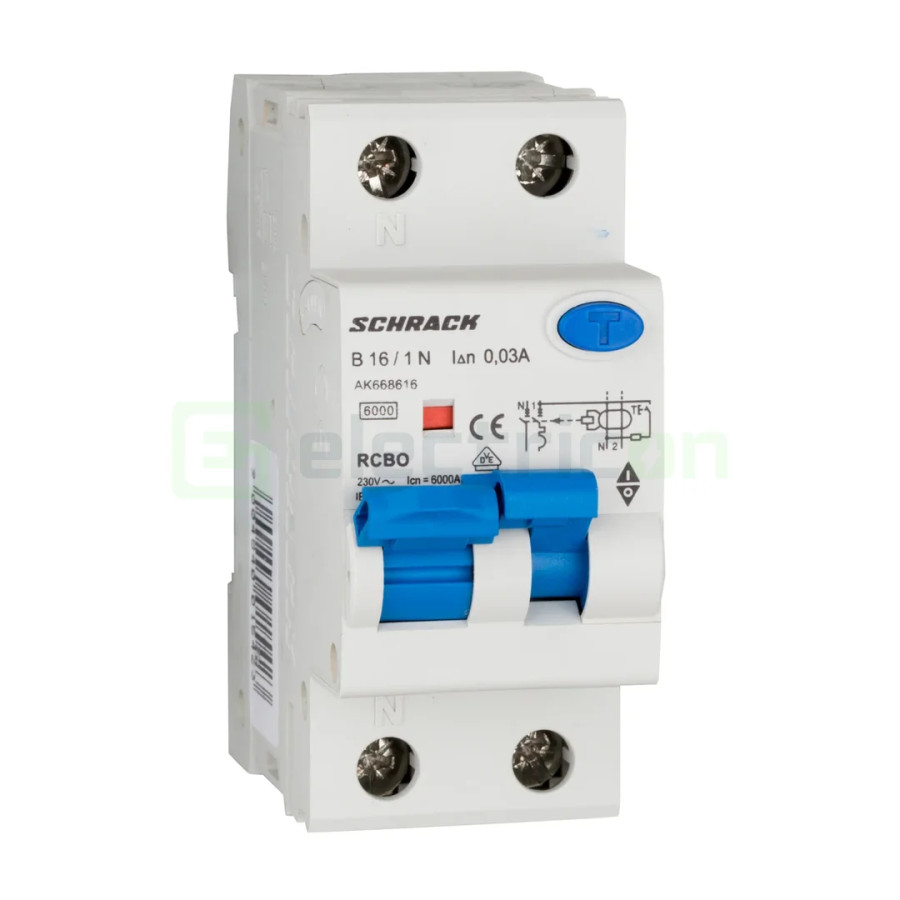 Siguranta RCBO 16A/30mA Schrack - AK668616