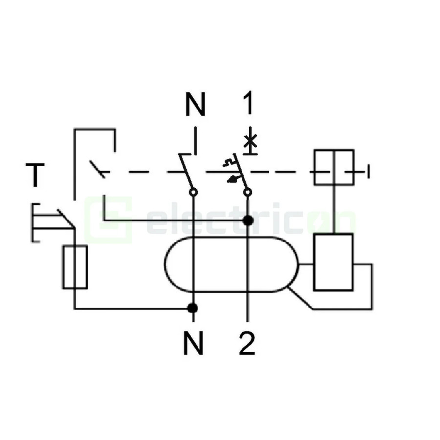 Disjunctor RCBO 25A 30mA Schrack 1P+N