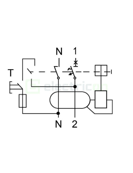 Disjunctor RCBO 25A 30mA Schrack 1P+N