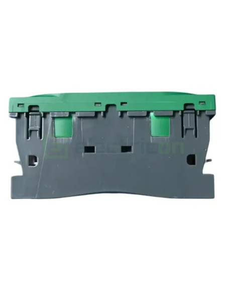 Priza dubla shucko pentru canal cablu, 45mm, 16A, verde, QuickConnect, Gallery, Hager, WXF472V