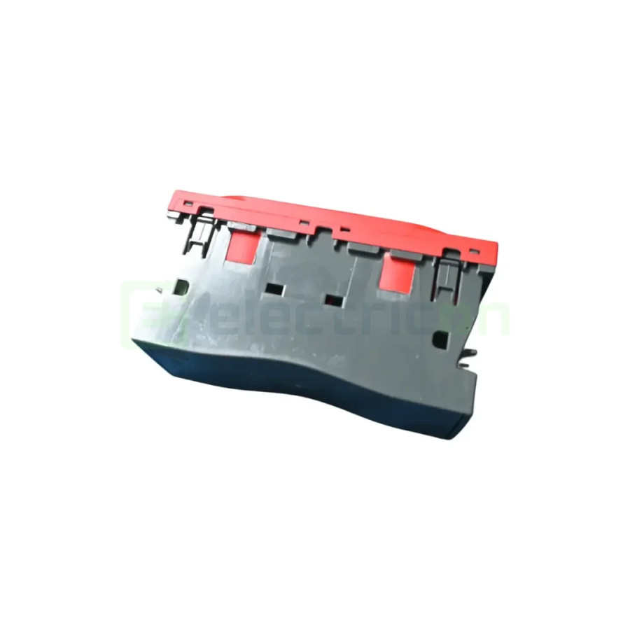 Priza dubla shucko pentru canal cablu, 45mm, 16A, rosu, QuickConnect, Gallery, Hager, WXF472R