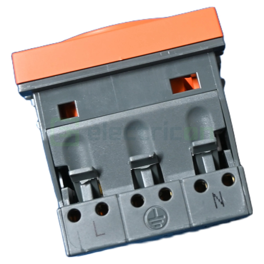 Priza dubla shucko pentru canal cablu, 45mm, 16A, portocaliu, QuickConnect, Gallery, Hager, WXF472E
