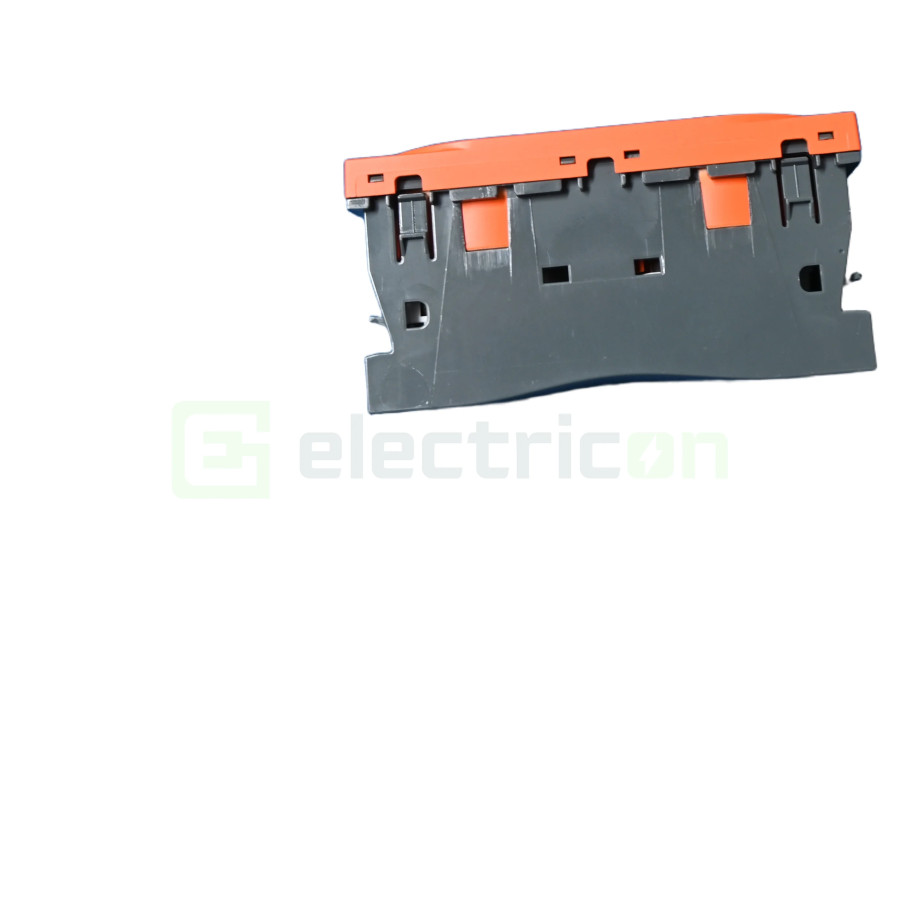 Priza dubla shucko pentru canal cablu, 45mm, 16A, portocaliu, QuickConnect, Gallery, Hager, WXF472E