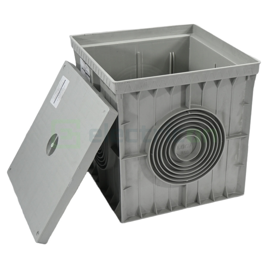 Doza Camin cu capac, 300x300x300 mm, 4 intrari, IP20, 32-1002 - Electricon.ro