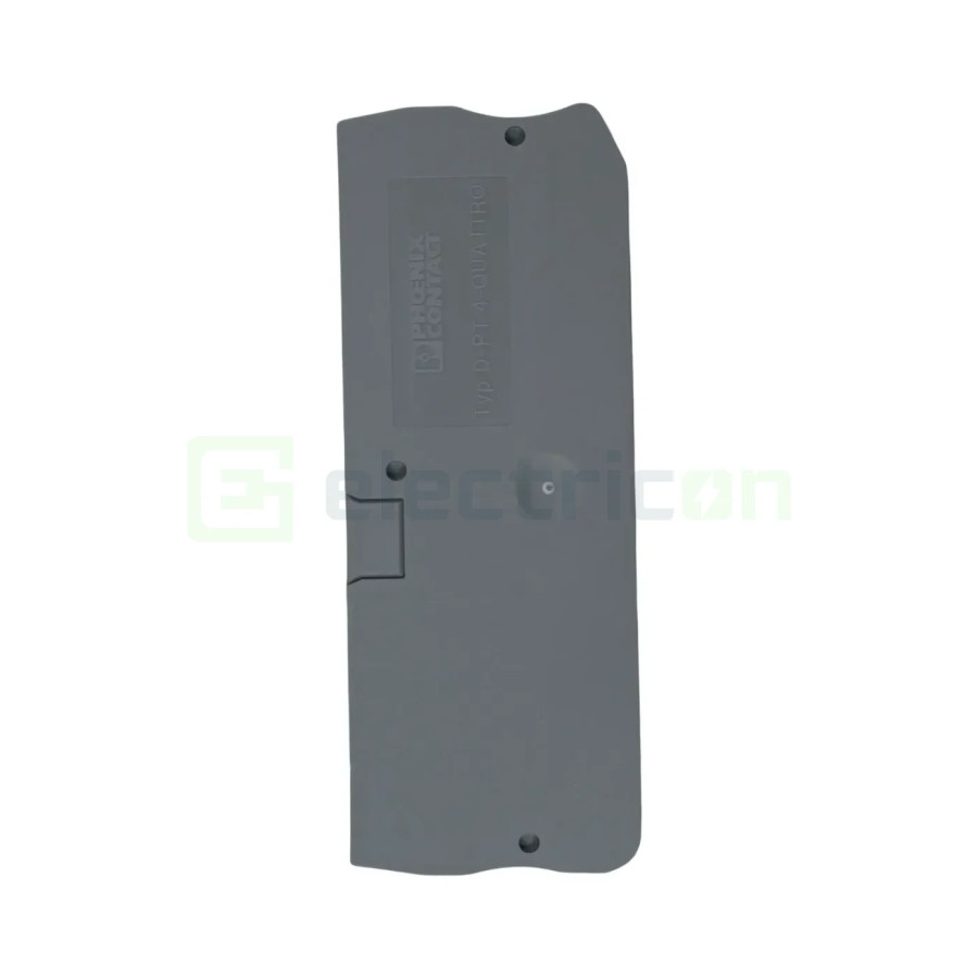 Clemă de derivație Placa terminala pentru clema PT 4-QUATTRO. 2.2mm grosime, D-PT 4-QUATTRO, Phoenix Contact, 3208979 – montaj r