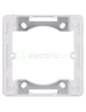 Doză aparataj modulară - montaj aparent - 1 modul de mijloc - alb lucios - Hager Lumina - WL5410