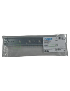 Șină DIN lungime 12 module, pentru tablouri FWU și FWB, 7.5mm,  universZ, Hager, U842B - Electricon.ro