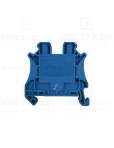 Clemă de derivație 6 mm² Clema șir cu șurub, 2PT, 2 conexiuni, 6 mm², albastru, UT 6 BU, Phoenix Contact, 3044144 – montaj rapid 2