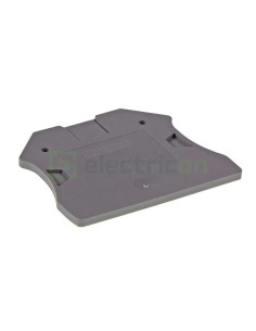Clemă de derivație Element terminal pentru clema Phoenix Contact serie UT 6, gri, D-UT 2,5/10, Phoenix Contact, 3047028 – montaj